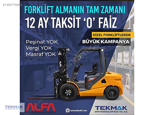 Machinery / Industrial / Carrying & Stacking Equipment / Forklifts / For Sale / Alfa