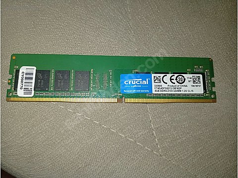 crucial 4 gb ddr4 2133 mhz ram sahibinden.comda - 1343776705