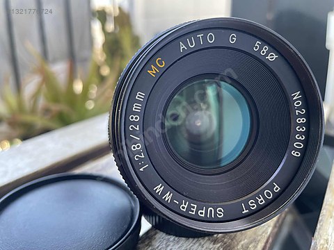 Lensler / MC Porst Super-WW Auto G 28mm 2.8 - M42 sahibinden.comda