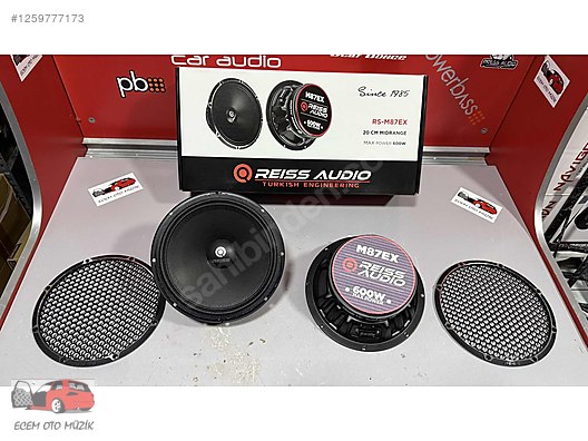 Hoparlör / Midrange / REISS M87EX 20 CM 300 RMS MITRENC sahibinden