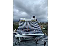 24 tüplü vakumlu basınçlı güneş enerjisi