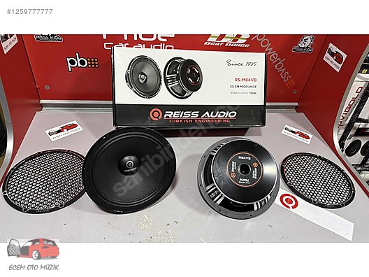 Hoparlör / Midrange / REISS RS- M84 VB 375 RMS 20 CM MITRENC
