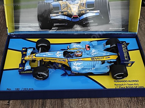 1/18 MİNİCHAMPS - RENAULT R25 F. ALONSO - Silverstone 2005 on