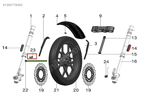 Motor / Regal Raptor Pılder 125 Ön Teker Mil Burcu sahibinden.comda ...