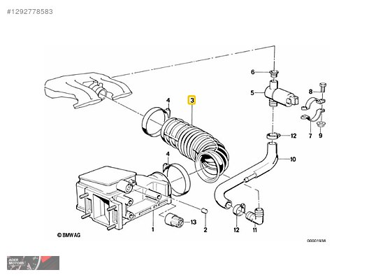 Cars & SUVs / Filters / BMW 3 SERİ E30 M40 3.16İ MOTOR HAVA