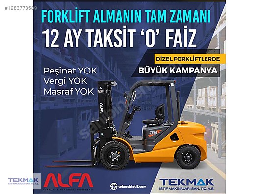 Machinery / Industrial / Carrying & Stacking Equipment / Forklifts / For Sale / Alfa