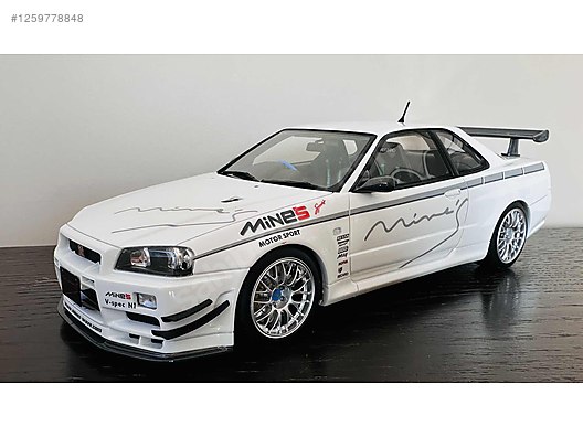 1/18 Nissan R34 Mine's GTR OTTO on sahibinden.com - 1259778848
