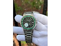 Patek Philippe Nautilus Yeşil Taşlı ETA Mekanizma 904L Çelik
