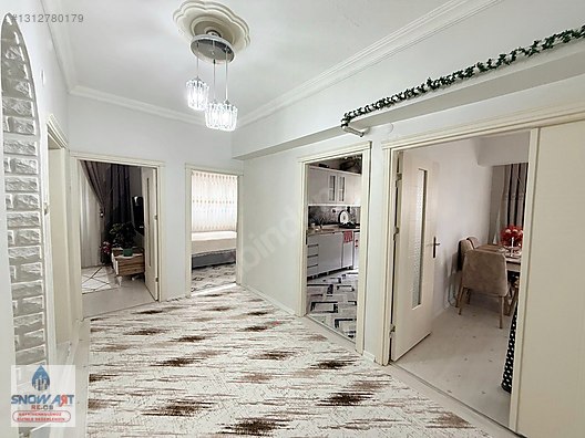 SNOW ART GM'DEN İÇİ FULL YAPILI SATILIK 3+1 BODRUM KATI DAİRE - Yunusemre Mah. Emlak