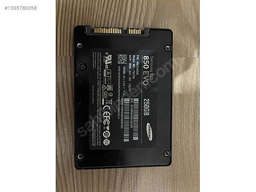Samsung 850 EVO 250GB SSD sahibinden.comda - 1305780358