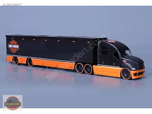 ミニカー トレーラー　Ford Dually&Trailer 1/64 Maisto Diecast Model 1:64 Ford Çekici (TIR) Çeşitleri - 1283780877