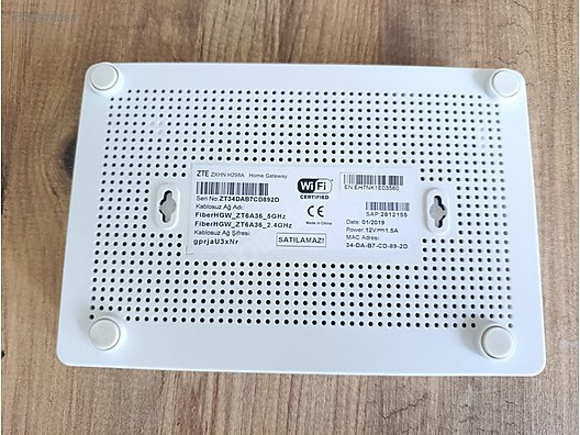 ZTE ZXHN H298A VDSL Fiber Modem sahibinden.comda - 1308780887