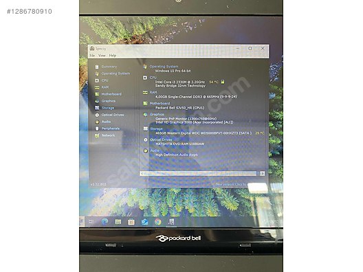 Used & Brand New Items / Computers / Laptops & Notebooks / Laptops / Packard Bell
