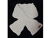 Elişi simli atkı (sıfır)