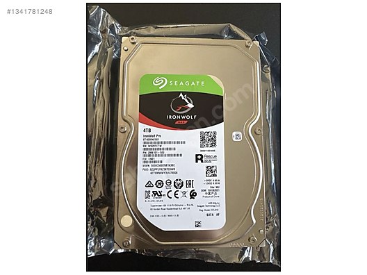 SEAGATE İRONWOLF ST4000VN006 4TB 5400 RPM SATA 3 HARDDİSK SIFIR