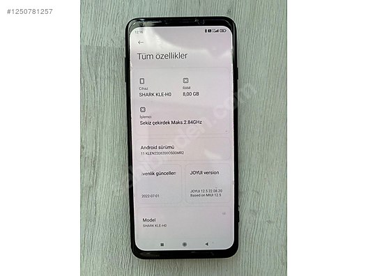 İkinci El ve Sıfır Alışveriş / Cep Telefonu & Aksesuar / Cep Telefonu / Xiaomi / Black Shark 3