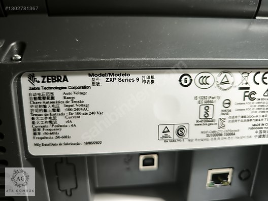 Yazıcı / ZEBRA ZXP 9 SERİES KART YAZICI SIFIR AYARINDA sahibinden
