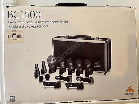 Behringer BC1500 7 Parça Davul Mikrofon Seti sahibinden.comda