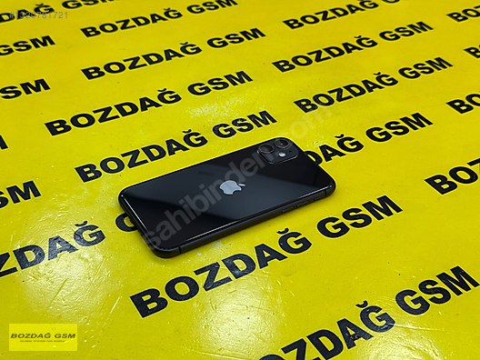 Apple / iPhone 11 / IPHONE 11 64 GB SİYAH TEMİZ SORUNSUZ PİLİ %100