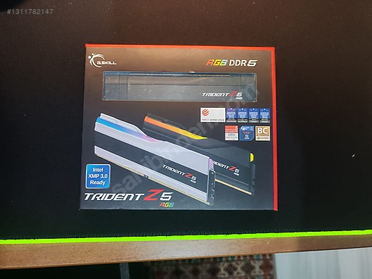 mpblures bigboar R ② TRIDENT Z5 RGB 48x2 96 GB RAM KIT CL32 6400MHZ sahibinden.comda