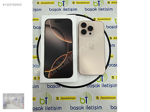 Apple / iPhone 16 Pro / ÇİFT FİZİKİ SİMLİ İPHONE 16 PRO 128 GB ÇÖL