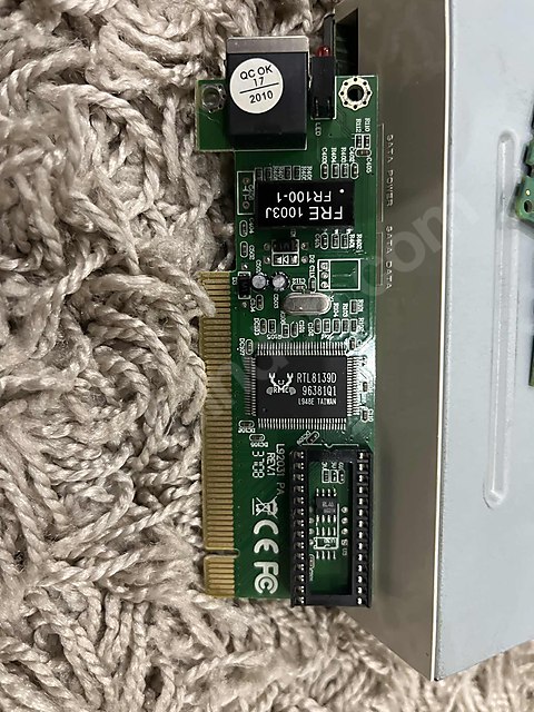 Temiz ethernet kartı