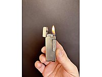 1940's DUNHILL ROLLALİTE ESKİ BENZİNLİ ÇAKMAK GÜMÜŞ KAPLAMA #1234783422