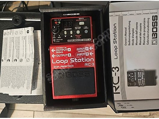 BOSS RC-3 Loop Station　ＡＣアダプター付き Boss RC-3 Loop Station - Gitar Amfisi ve Diğer Enstrüman Yan
