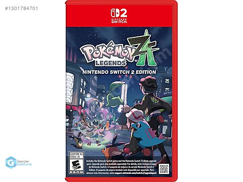 Pokemon Legends : Z-A Nintendo Switch 2 SIFIR - Takas - KURYE