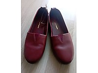 hush pupies kiremit rengi deri babet