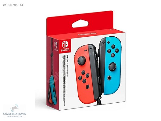 Nintendo Switch 赤/黄 Joy-Con 本体(ケース付き) Nintendo Switch Joy-Con 2'li Joystick Kırmızı Mavi Renk GÖZDE EL