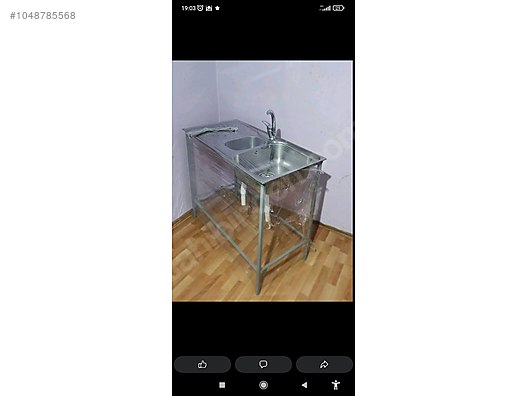 Paslanmaz krom evye lavabo ve Batarya - Eviye ve Yapı Malzemeleri sahibinden.com'da