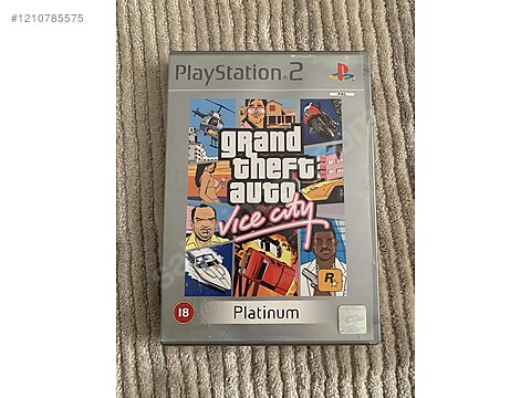 PS2 GTA Vice City Platinum Orijinal Kitapçıklı. sahibinden