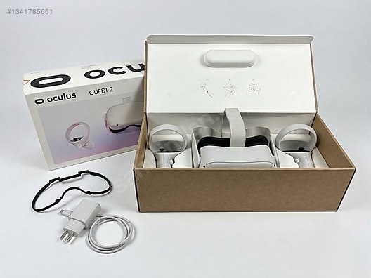Meta Quest 2 128GB Tertemiz + 2 Kol + Şarj + Kılıf + Gözlük apar