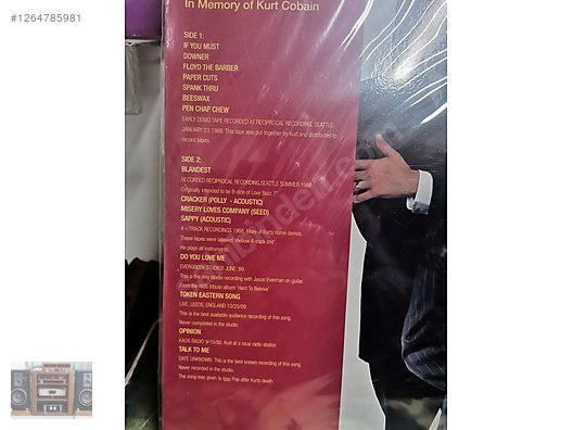 NİRVANA OUTCESTİCİDE 1 İN MEMORY OF KURT COBAİN LP SIFIR - Müzik
