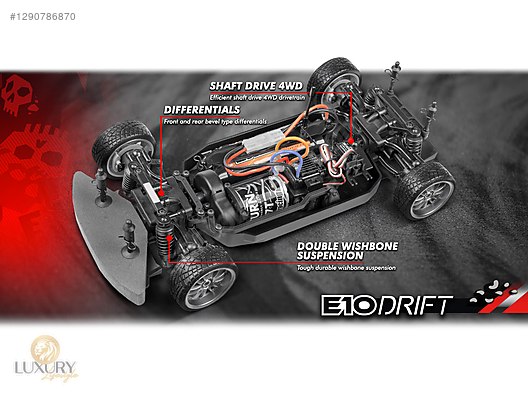 HPI E10 DRIFT FAIL CREW NISSAN SKYLINE R34 GT-R - HPI Racing RC