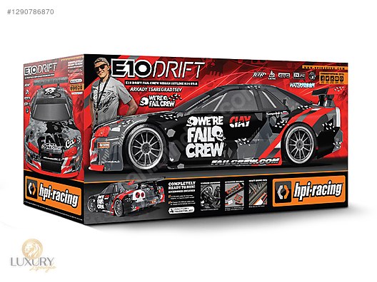 HPI E10 DRIFT FAIL CREW NISSAN SKYLINE R34 GT-R - HPI Racing RC