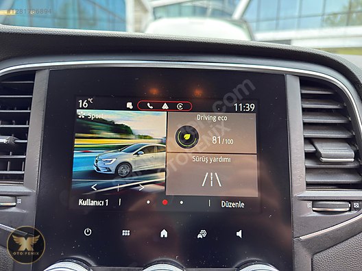 OTOFENİX 2023 MEGANE 1.3 TCe ICON EDC HATASIZ 16.934 KM