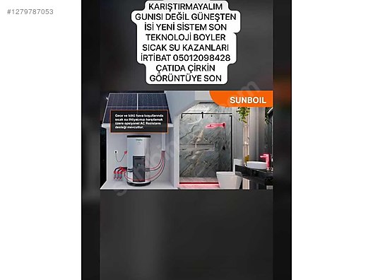 İkinci El ve Sıfır Alışveriş / Bahçe & Yapı Market / Yapı Malzemeleri / Isıtma / Güneş Enerjisi Sistemi