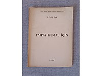 Yahya Kemal İçin (1959 Baskı)