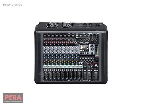 GOLD AUDİO ELITE-LAX 12P 12 KANAL 2X900W 128 DSP ANFİLİ MİKSER on