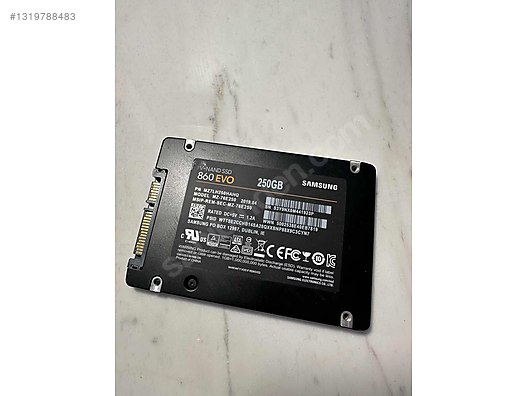 Samsung 860 EVO 250GB SATA SSD sahibinden.comda - 1319788483