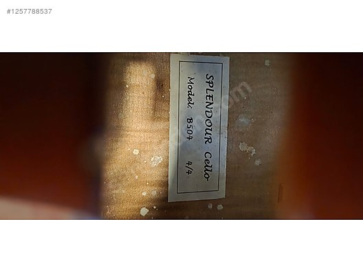 SPLENDOUR CELLO - Yaylı Çalgılar ve Diğer Yaylı Çalgılar sahibinden.com'da