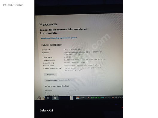 İkinci El ve Sıfır Alışveriş / Bilgisayar / Masaüstü / Donanım / Anakart