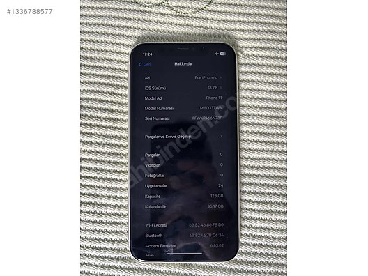 Apple / iPhone 11 / İlk sahibinden temiz çiziksiz iphone 11