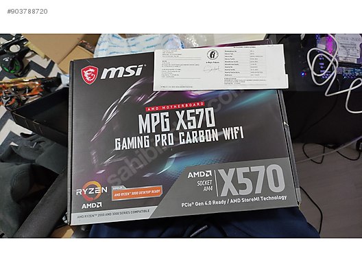 Msi X570 Gaming Pro Carbon Wifi Anakart Ve Tum Masaustu Bilgisayar Parcalari Sahibinden Com Da