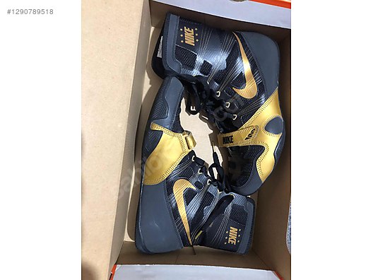 NIKE Hyperko ボクシングシューズ 25.5 黒/金 Nike HyperKO 1 - Erkek Spor Ayakkabı Modelleri - 1290789518