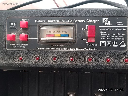 Süper universal deluxe ni-cd batarya şarj cihazı at  -  1023789734