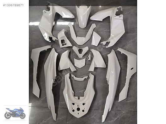 Grenaj / HONDA PCX 2025 - 2026 UYUMLU BEYAZ KOMPLE GRENAJ SET