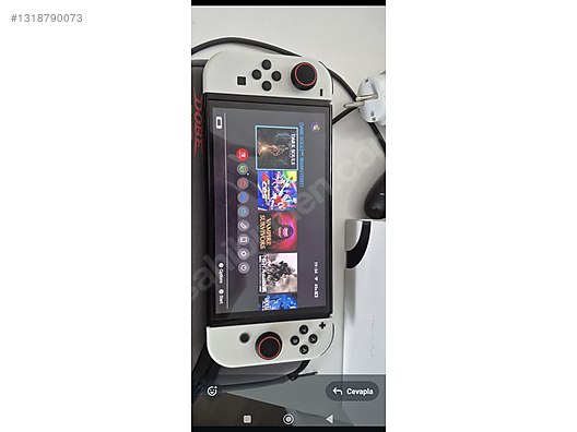 Nintendo Switch OLED model 512gb hafıza kartlı çipli sahibinden